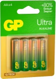 Батарея GP Ultra Alkaline GP 15AUA21-2CRSBC4 AA (4шт) блистер