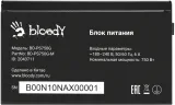 Блок питания Bloody ATX 750W BD-PS750G 80+ gold (20+4pin) APFC 120mm fan 6xSATA Cab Manag RTL