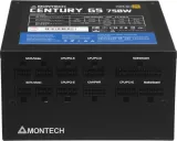 Блок питания Montech ATX 750W CENTURY GOLD G5 80+ gold (20+4pin) APFC 120mm fan 10xSATA Cab Manag RTL