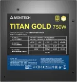 Блок питания Montech ATX 750W TITAN GOLD Gen.5 80+ gold (20+4pin) APFC 135mm fan 12xSATA Cab Manag RTL
