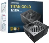 Блок питания Montech ATX 1200W TITAN GOLD Gen.5 80+ gold (20+4pin) APFC 135mm fan 12xSATA Cab Manag RTL