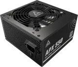Блок питания Montech ATX 550W APX 550 80 PLUS WHITE (20+4pin) APFC 120mm fan 6xSATA Cab Manag RTL