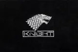 Кресло игровое Knight Wolf черный/серый крестов. пластик