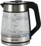 Чайник электрический Vitek VT-1176 2л. 2200Вт разноцветный корпус: стекло