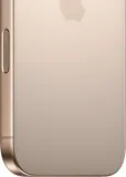 Смартфон Apple A3294 iPhone 16 Pro 256Gb бежевый титан моноблок 3G 4G 2Sim 6.3" 1206x2622 iOS 18 48Mpix 802.11 a/b/g/n/ac/ax/be NFC GPS Protect