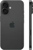 Смартфон Apple A3287 iPhone 16 128Gb черный моноблок 3G 4G 1Sim 6.1" 1179x2556 iOS 18 48Mpix 802.11 a/b/g/n/ac/ax/be NFC GPS Protect