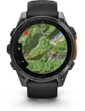 Смарт-часы Garmin Fenix 8 47мм 1.4" AMOLED корп.серый рем.черный разм.брасл.:125-208мм (010-02904-00)
