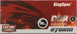 Память DDR4 32GB 3200MHz Kingspec KS3200D4M13532G RTL PC4-25600 CL19 DIMM 288-pin 1.2В single rank с радиатором Ret