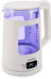 Чайник электрический Hyundai HYK-G9407 1.7л. 2200Вт белый корпус: стекло
