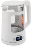Чайник электрический Hyundai HYK-G9407 1.7л. 2200Вт белый корпус: стекло