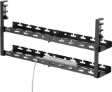 Кабель-канал Cactus CS-CM-700-2BK для столов 72.8x13.5x34.2см черный