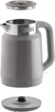 Чайник электрический Galaxy Line GL 0364 1.7л. 2200Вт серый корпус: нерж.сталь/пластик (7010103648)