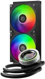 Система водяного охлаждения ID-Cooling FX240 Inf ARGB Soc-AM5/AM4/1151/1200/2066/1700 черный 4-pin + 3-pin 27.2dB Al+Cu 300W Ret