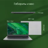Ноутбук Digma Pro Fortis M Core i5 1334U 16Gb SSD512Gb Intel UHD Graphics 15.6" IPS FHD (1920x1080) Windows 11 Professional grey WiFi BT Cam 4250mAh (DN15P5-ADXW06)