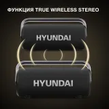 Колонка порт. Hyundai H-PS1029 черный 220W 4.1 BT 10м 4800mAh