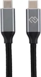 Кабель Digma D-Type-C-USB3.2-2m D-TYPE-C-USB3.2-100W-4K-2M USB Type-C (m)-USB Type-C (m) 2м черный
