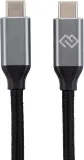 Кабель Digma D-Type-C-USB3.2-3m D-TYPE-C-USB3.2-100W-4K-3M USB Type-C (m)-USB Type-C (m) 3м черный