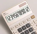 Калькулятор настольный Deli EM309 золотистый 12-разр.