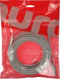 Патч-корд Buro UTP-5E-10M-G-LSZH 1Гбит/с UTP 4 пары cat.5E 10м серый RJ-45 (m)-RJ-45 (m)