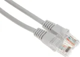 Патч-корд Buro UTP-5E-25M-G-LSZH 1Гбит/с UTP 4 пары cat.5E 25м серый RJ-45 (m)-RJ-45 (m)