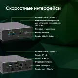 Неттоп Digma Pro Minimax U1 i3 1215U (1.2) 16Gb SSD512Gb UHDG Windows 11 Pro GbitEth WiFi BT 60W темно-серый/черный (DPP3-ADXW03)