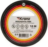 Изолента Kranz KR-09-2006 ш.15мм 10м черный (упак.:1шт)