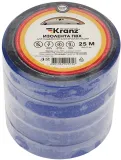 Изолента Kranz KR-09-2105 ш.15мм 25м синий (упак.:1шт)