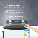 Стиральная машина Белоснежка XR801S класс: A загр.вертикальная макс.:8кг белый