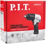 Гайковерт P.I.T. PAW700-A аккум. патрон:квад.1/2"