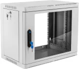 Шкаф ЦМО Шкаф телекоммуникационный настенный сварной 9U (600  350) съёмные стенки, дверь стекло