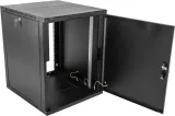 ЦМО Шкаф телекоммуникационный настенный сварной 9U (600  350) съёмные стенки, дверь металл, чёрный