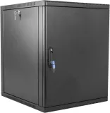 ЦМО Шкаф телекоммуникационный настенный сварной 9U (600  350) съёмные стенки, дверь металл, чёрный