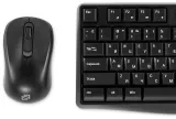 Клавиатура + мышь Оклик S260W клав:черный мышь:черный USB беспроводная Multimedia (2066170)