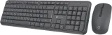 Клавиатура + мышь Оклик S277W клав:серый мышь:серый USB беспроводная Multimedia (2066173)