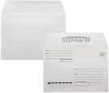 Конверт Silwerhof Eco 201 C6 114x162мм "Куда-Кому" белый клеевой слой 80г/м2 (pack:1000pcs)