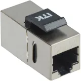 Адаптер ITK CS7-1C5EF проходной Keystone RJ45 кат.5E FTP (CS7-1C5EF)