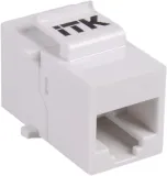 Адаптер ITK CS7-1C5EU проходной Keystone RJ45 кат.5E UTP (CS7-1C5EU)