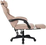 Кресло игровое Knight Lord/F коралловый экомех крестов. пластик подст.для ног