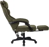 Кресло игровое Knight Lord/F хаки экомех крестов. пластик подст.для ног