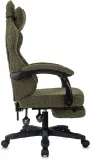 Кресло игровое Knight Lord/F хаки экомех крестов. пластик подст.для ног