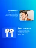 Гарнитура вкладыши Apple A3055,A3056,A3059 AirPods 4 ANC белый беспроводные bluetooth в ушной раковине (MXP93LL/A)