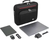 Сумка для ноутбука 15.6" Digma HC-211 черный/красный полиэстер (HC211BKR)