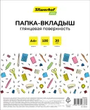 Папка-вкладыш Silwerhof Eco глянцевые А4+ 30мкм (упак.:100шт)