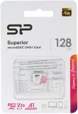 Флеш карта microSDXC 128GB Silicon Power SP128GBSTXDV3V20 Superior V30 A1 w/o adapter