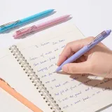 Ручка шариков. автоматическая Deli (EQ288-BL) ассорти d=0.7мм син. черн. кор.карт. игловидный пиш. наконечник