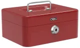 Ящик для денег Deli ET501 9x20x16 красный