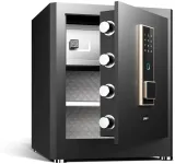 Сейф Deli ET595 электронный/ключевой/биометрический трейзер трейзер-лоток