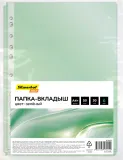 Папка-вкладыш Silwerhof Daily зеленый глянцевые A4+ 30мкм (упак.:50шт) (ML2076822)