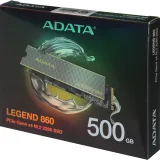 Накопитель SSD A-Data PCIe 4.0 x4 500GB SLEG-860-500GCS Legend 860 M.2 2280