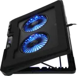 Подставка для ноутбука Digma D-NCP170-2x110RGB 2x черный